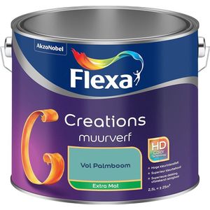 Flexa - Creations Muurverf Extra Mat - Vol Palmboom - Mengverf - 2.5 Liter