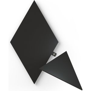 Nanoleaf Shapes Ultra Black Triangles Uitbreidingspakket - Slimme Verlichting - 3 extra Panelen
