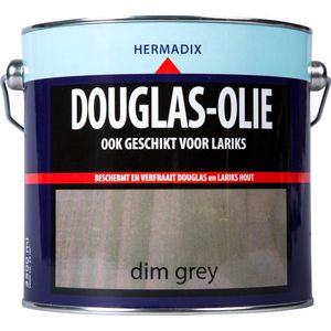 Hermadix combiset met GRATIS blokkwast doulas olie dim-grey 2,5 liter