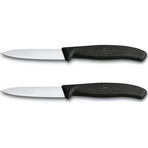 Victorinox Schilmesset - 2 Stuks - Recht - Zwart