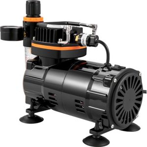 Airbrush set met compressor - Elektrische Spuitpistool - 3 verschillende afneembare spuitkits - 120W - Kleurenwiel - Spuitpistool Compressor