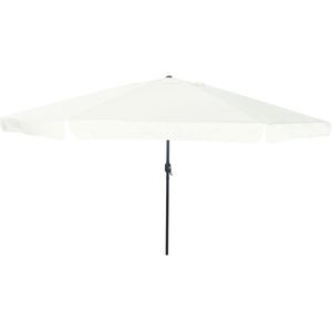vidaXL - Tuinparasols - ø395x245 - cm - Zand - Wit