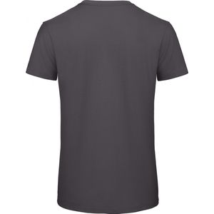 T-shirt Heren 3XL B&C Ronde hals Korte mouw Dark Grey 100% Katoen