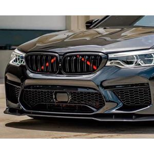 Rood Front Nieren Cover Frame Grill Trim Strips Voor Bmw F01 02 03 04 06 07 10 11 12 13 18 39 48 Serie Sport stijl