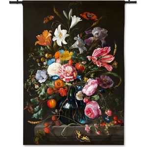 Wandkleed Vaas met bloemen - Jan Davidsz de Heem - 150x215 cm