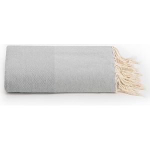 Lantara Plaid of grand foulard - Lichtgrijs - Katoen - 190x300cm