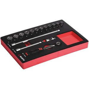 Wurth - Systeemassortiment 4.4.1, dopsleutel 3/8 inch 16-delig - Systeemassortiment 4.4.1, dopsleutel 3/8 inch 16-delig x 1 st