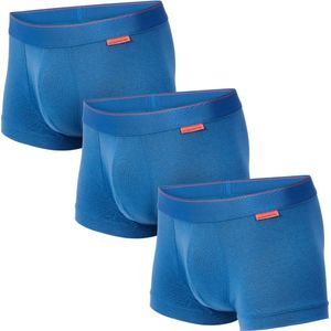 Undiemeister Trunk multipack - Korte Boxershort heren - Ondergoed - Onderbroek mannen - Gemaakt van Mellowood - Boxer briefs - Iced Glacier (IJsblauw) - 3-Pack - 3XL