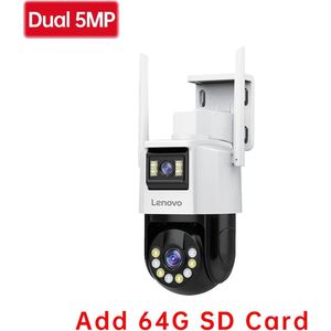 Beveiligingscamera - Zowel binnen als buiten - WiFi - SD kaart 64 GB - Opname van beelden - Nachtzicht (infrarood of fel licht) - Waterdicht - Draadloze verbinding -