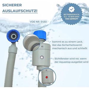 Afvoerslangen - wasmachine slang / verlengstuk, voor wasmachine, droger, vaatwasser - Uitgebreide set afvoerslangen 2.5m