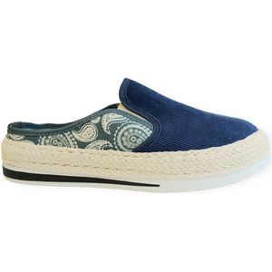Van Driel Shoes Slipper Elche Blauw Verwisselbaar Voetbed
