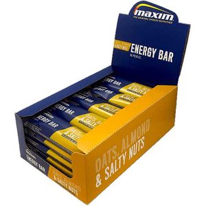 Maxim Energy Bar - 25 x 55g - Energierepen - Sportvoeding - Oats, Almonds & Salty Nuts