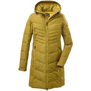 Winterparka dames gewatteerd geel - maat 36