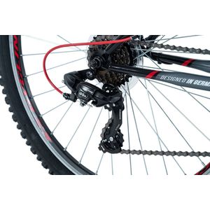 Ks Cycling Fiets Mountainbike Volledig ATB 26"" Topeka Grijs-rood - 48 cm