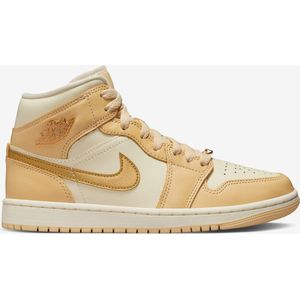 Nike Air Jordan 1 Mid SE Pale Vanilla Metallic Gold