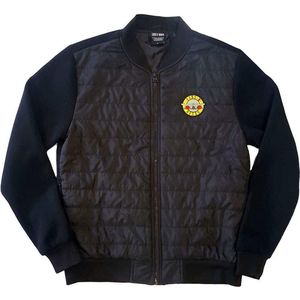 Guns N' Roses - Classic Logo Jacket - S - Grijs/Zwart