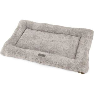 Scruffs Cosy benchkussen - Zacht Hondenkussen - Anti-Slip - Imitatie su�de - Grijs - M - 90 x 60 cm