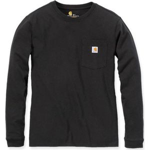 Carhartt 103244 Workwear Pocket Longsleeve T-Shirt - Original Fit - Black - L