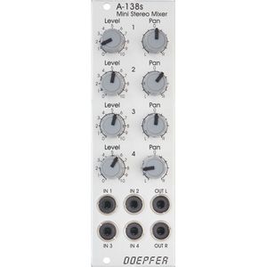 Doepfer A-138s Mini Stereo Mixer - Mixer modular synthesizer