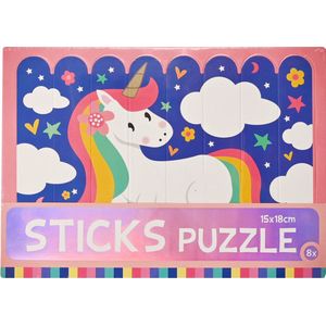 Stick puzzel Unicorn.