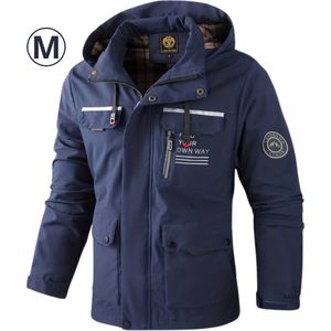 Nivard Windjas Voor Heren - Parka - Herst & Lente - Jas - Volwassen - Blauw - Maat XXXL