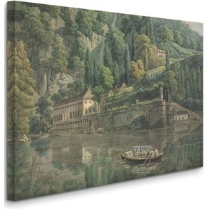 Peter Birmann - A view of Villa Pliniana, Lake Como - Een uitzicht op Villa Pliniana, Comomeer (1820) - 2:3