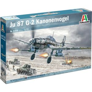 1:72 Italeri 1466 Ju 87 G-2 Kanonenvogel Plastic Modelbouwpakket