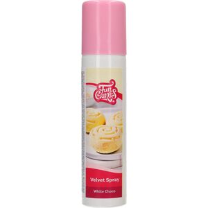 FunCakes Velvet Spray - Witte Chocolade - 100ml - Taartdecoratie