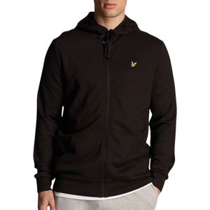 Lyle & Scott Sports Full Zip Fly Fleece Hoodie Sweatvest Heren - Maat L