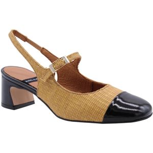 Angel Alarcon Mary Jane Slingback Camel 37