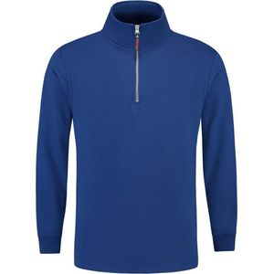 Tricorp Sweater ritskraag - Casual - 301010 - koningsblauw - maat S