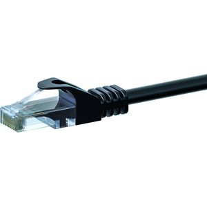 Danicom CAT6 UTP patchkabel - 10 meter zwart - CCA - netwerkkabel - internetkabel - UTP kabel - RJ45 - 1000 mbit/s