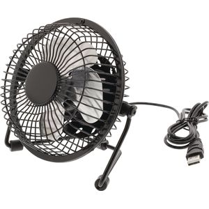 HQ FN04BL Huishoudelijke ventilator met bladen 2.5W Zwart ventilator