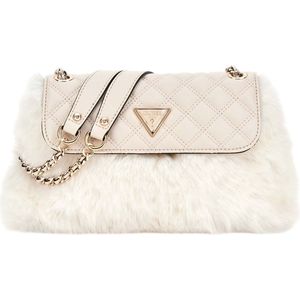 GUESS Schoudertas Lise Convertible Xbody Flap Stone Crème
