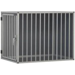 Hondenbench Extreme - Hondenhok - Kennel voor Hond - Stevige kwaliteit Aluminium - Model DK - Maat M - Deur Linksdraaiend - 91 x 60 x 71 cm