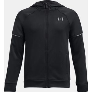 Under Armour hoodie Armour Fleece Vest Storm Kids Black Pitch Gray - 001 Maat 152/158