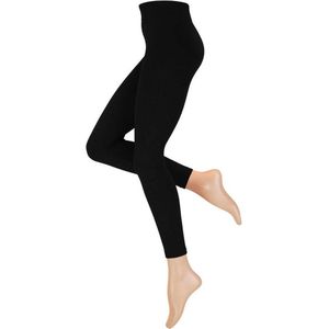 Thermo Legging - Seamless - Dames Naadloze Thermo Legging - Warme Leggings - Thermische Legging - Gevoerde Leggings - Zwart - Maat S/M 36/38