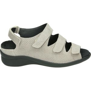 Durea 7350 K - Platte sandalenDames Sandalen - Kleur: Taupe - Maat: 38