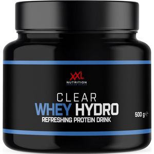 XXL Nutrition - Clear Whey Hydro - Transparante Eiwitshake, Whey Hydrolisaat, Lactosevrij - Aardbei Kers NZVT - 500 Gram