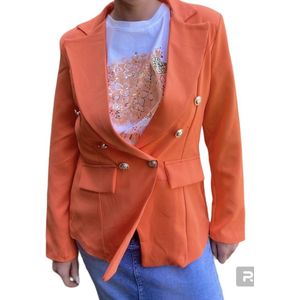 Blazer, oranje, maat M