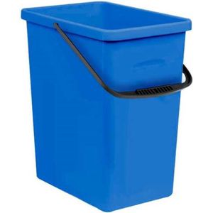 BranQ - Afvalbak - Recyclingbak | Eco  - Opbergemmer 10L - Blauw