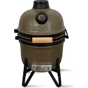 LEO Keramische BBQ oven groen 33cm - Groen -