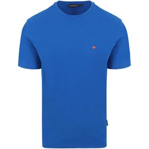 Napapijri - Salis T-shirt Kobaltblauw - Heren - Maat L - Regular-fit
