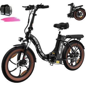 RCB elektrische fiets | Opvouwbare elektrische Fatbike | 20 inch | 12AH | 7 versnellingen