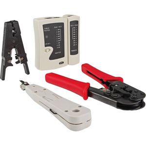 EMhub netwerkkabel UTP toolkit inclusief tester en LSA tool (4080157)