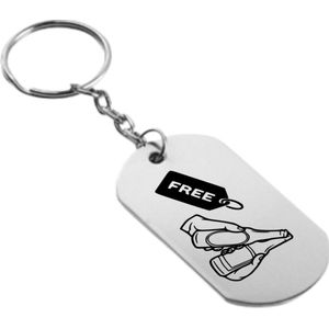 Akyol - Free Beer flesopener sleutelhanger - Bier flesopener - Bieropener- Flesopener - Handige bieropener