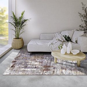 Flycarpets Elle Decoration - Imagination - Laagpolig Vloerkleed - Malard - Koper / Goud - 120x160 cm