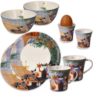 Goebel - Rosina Wachtmeisters-sGeschenkset Tempi felicis-s8 delige servies set