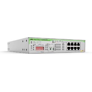 Allied Telesis AT-GS920/8PS-50 Unmanaged Gigabit Ethernet (10/100/1000) Power over Ethernet (PoE) 1U Grijs