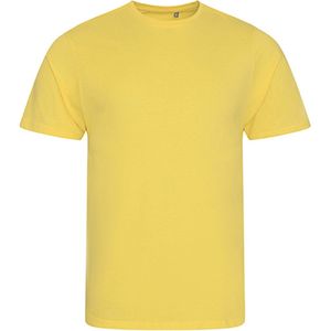 Herenshirt 'Cascades Organic Tee' met ronde hals Sun Yellow - M